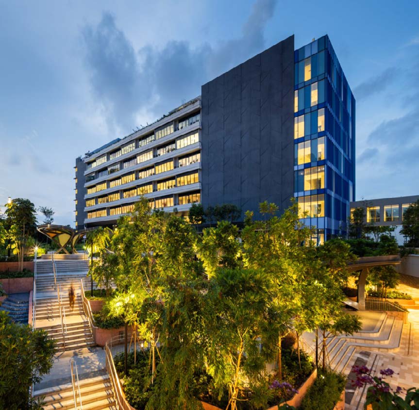 Woodlands Care Center, Singapore — hospital building delivered using PPVC modular construction